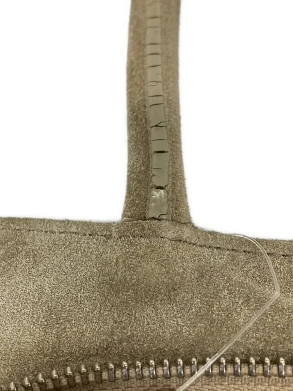 FABIANA FILIPPI Gray Gray Beige Wool Suede Handbag